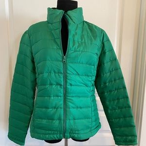Miss London Puffer Jacket, Green, M, NWOT